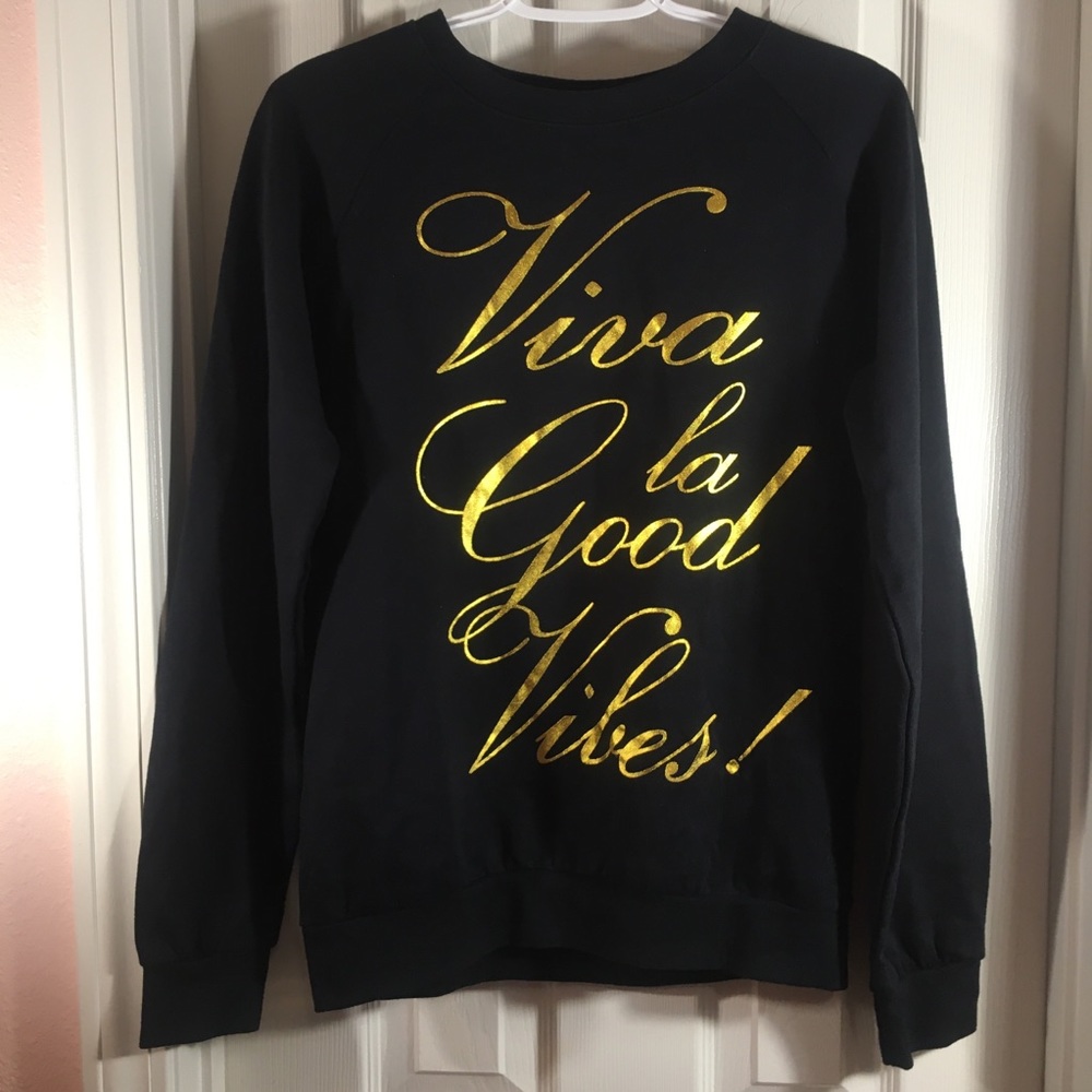 Rue 21 Sweater Top Women's Freeze Size M Black